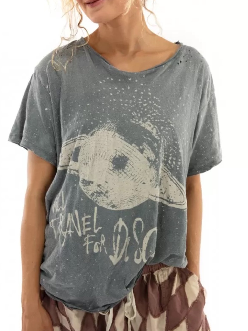 Magnolia Pearl “Will Travel for Disco” T Shirt - Picture 2 of 4